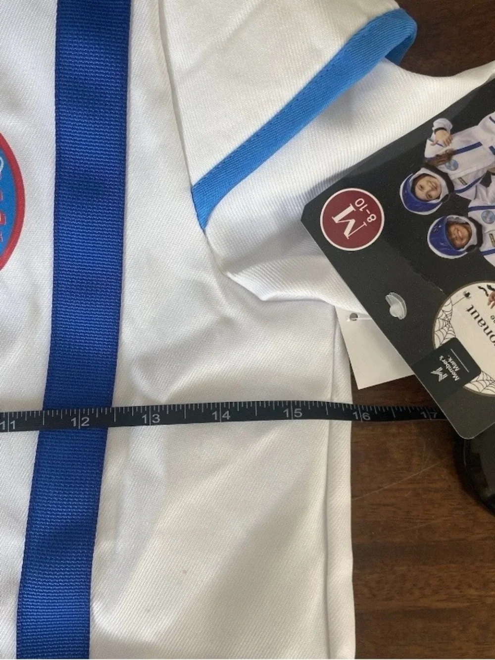 Kids White and Blue Space-Themed Jumpsuit - Brand Unspecified